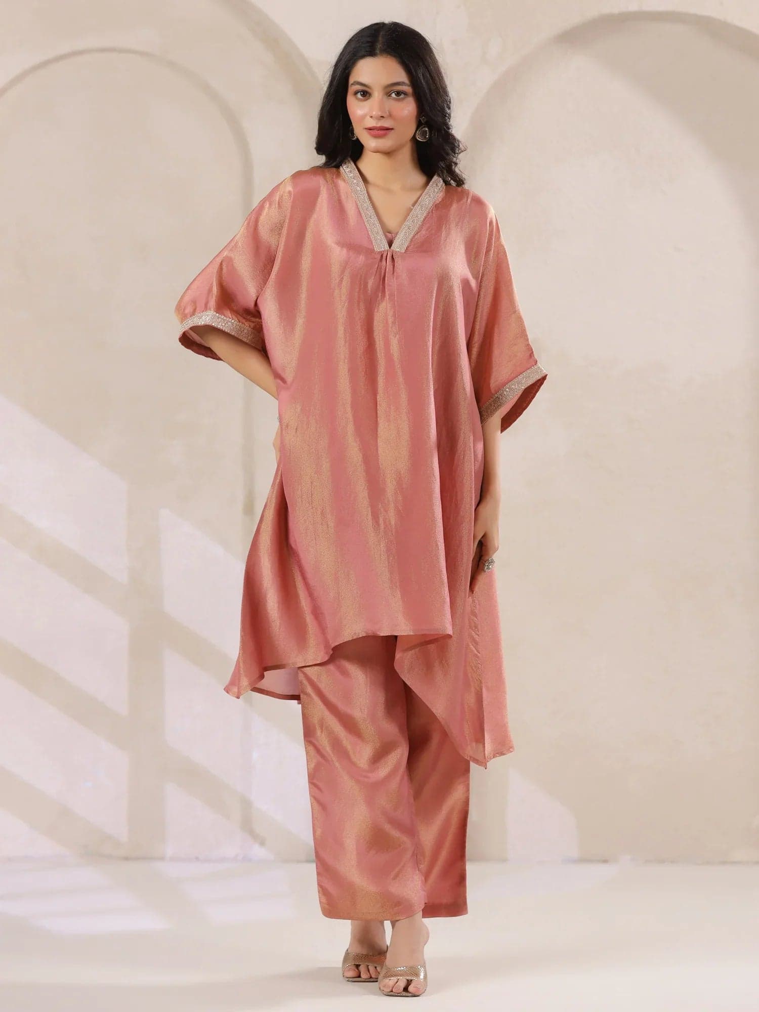 Amber Silk Kaftan Twin